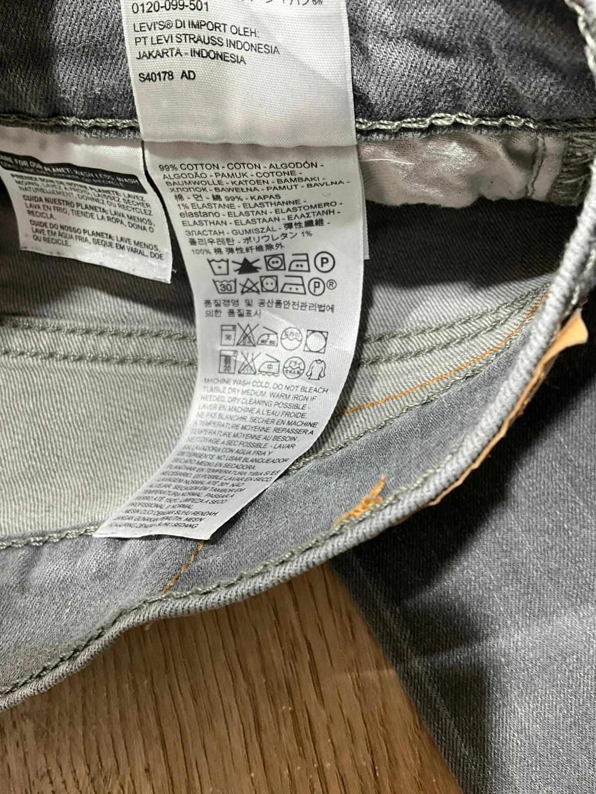 Jean Levi's 511 Coupe Slim W32 L30 Vintage 99% Coton GrisLvh 249 – photo 11